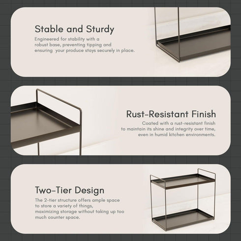 Tier Standing Spice Rack - The Earth Store - Organiser